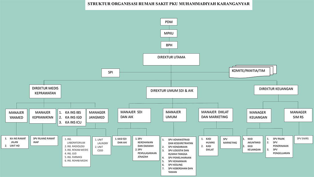 struktur org RS PKU Muhammadiyah Kra