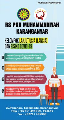 Lansia dan Risiko Covid 19